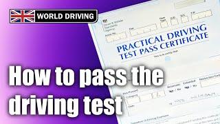 How to Drive and Pass Your Driving Test - Drive Like This!