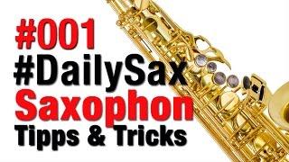 #DailySax 001 - schnelle Finger - D Minor Saxophon lernen