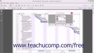 Using the Zoom Tools  - Adobe Acrobat XI Training Tutorial Course