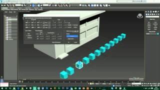 3DS Max - Using the Clone and Array Tool