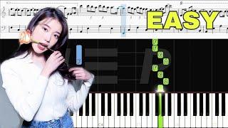 IU (아이유) _ Into the I-LAND | Piano Tutorial + Sheet above | Easy Version