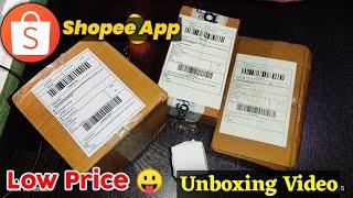 Shopee App Products Unboxing | 9₹, 49₹ Products Unboxing | Free Sample Products Unboxing In 2021