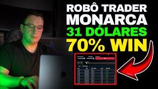 Conheça o Robô Trader Monarca: $31 de Lucro em Índices Sintéticos com Automação Total!