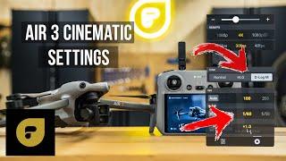 DJI Air 3 Cinematic Settings