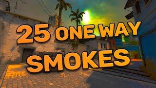 25 BEST ONE WAY SMOKES MIRAGE - CS:GO 2020