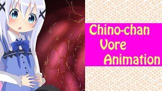 【vore】Chino-chan vore Animation【丸呑み】