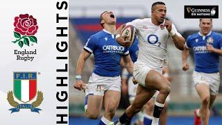 England v Italy - HIGHLIGHTS | 8 Tries Scored In High Scoring Match |  2021 Guinness Six Nations