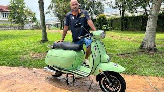 Want a retro scooter? Check out this Royal Alloy GP180 for RM15,252 - Let me tell you all about it!