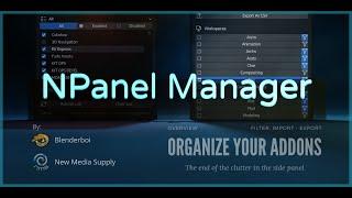 N Panel Manager Blender Addon