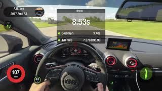 Garrett GT2260s Turbo Audi A3/S3 8V Street 1/4 Mile Traps 125 mph