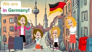 Ella travels to Germany - Funny English Animated Story - Ella English
