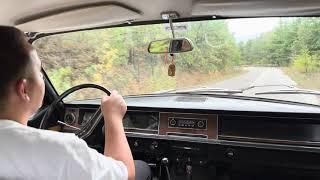 Driver's view Volga Gaz 24