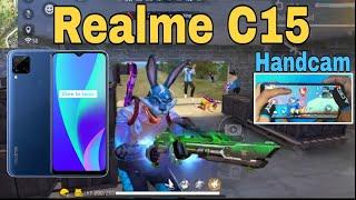 Realme C15 Free fire gameplay and handcam video Realme c15 gaming test |