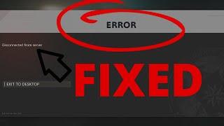 (PC) HOW TO FIX "DISCONNECTED FROM SERVER" CALL OF DUTY BLACK OPS: COLD WAR