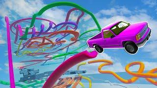 The BIGGEST, HARDEST CARKOUR EVER! Car Parkour 3 Is HERE! - BeamNG Drive Mods