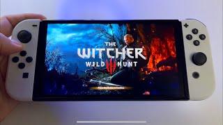 The Witcher 3: Wild Hunt | Nintendo Switch OLED gameplay