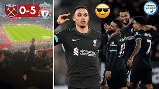 West Ham Fans Stunned as Liverpool Humiliate Them 0-5! 