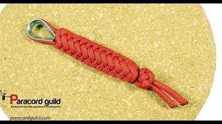 2 strand herringbone key fob