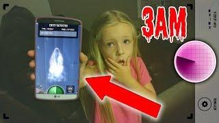 DO NOT USE THIS GHOST TRACKER APP AT 3AM!! GHOSTS SPEAK TO ME!! ( Guava Juice )