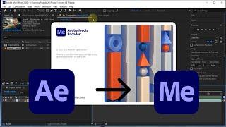 How to Render AE Project File in Adobe Media Encoder