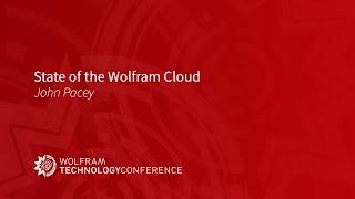 State of the Wolfram Cloud