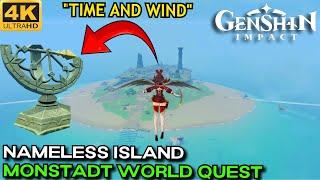 Genshin Impact "Time and Wind" FULL WORLD QUEST Walkthrough Guide | Nameless Island Quest [4K60FPS]