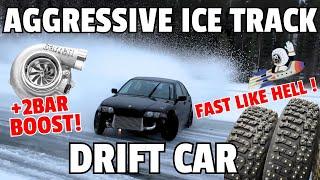 AGGRESSIVE ICE TRACK DRIFT CAR