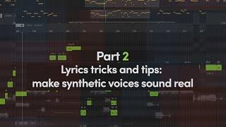 Synthesizer V Studio English Tutorial, Pt. 2 - How to Type in Lyrics for Lifelike Vocals