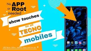 how to enable or disable touch pointer on all Tecno android phones in urdu/hindi