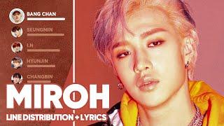 Stray Kids - MIROH (Line Distribution + Lyrics Color Coded) PATREON REQUESTED