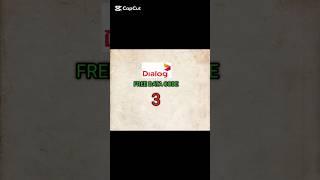 Dialog free data 3 code |2024/2025 |TD Academy #dialogdata #free #smartphone #shorts