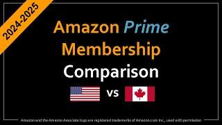 Amazon Prime US vs Canada Comparison 2024