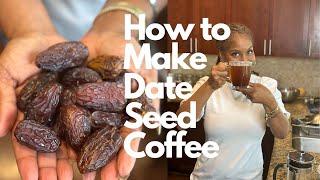 Date Seed Coffee | My Vegan Kitchen Life | Easy How To Make | Tasting | Healthy 