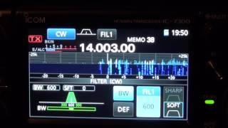 ICOM IC-7300 Filter width adjustments