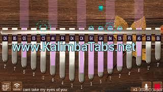 (Kalimba Tabs)Can’t Take My Eyes off You – Frankie Valli and The 4