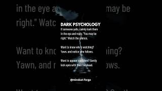 Dark psychology.. #darkpsychology #facts #mindset #forge