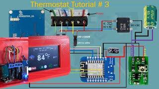 ESP8266 Thermostat HVAC | Like Google Nest | Part #3 | Tutorial # 42