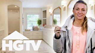 Tamara Wows Homeowner With An Arched Corner Shower! | Bargain Mansions