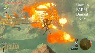 Zelda BOTW Dinraal Dragon EASY Farm