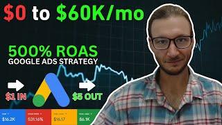 How I Scaled from $0 to $60K/Month with Google Ads | 500% ROAS Strategy for eCommerce Brands (EASY)