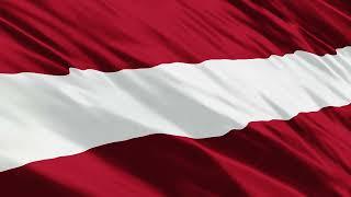 Austrian realistic flag waving 4K animation free download