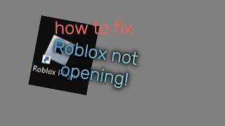 HOW TO FIX ROBLOX NOT OPENING PC | WORKS 2024