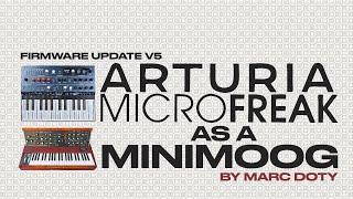 How to play a Minimoog on a MicroFreak!