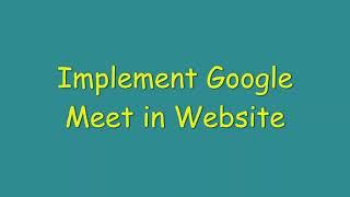 How to implement Google Calendar Api with Google Meet ||  PHP & Laravel