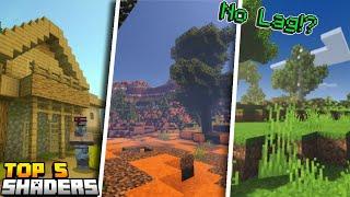 TOP 5 Minecraft Shaders For Low End Devices (1.16+/1.17)