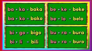 Abakada sa #unlispace | Halina't Bumasa | Salitang Nagsisimula sa Pantig na ba be bi bo bu | Part 2