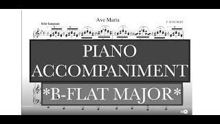 Ave Maria (Schubert) - Bb Major Piano Accompaniment - Karaoke