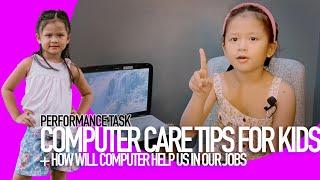 HOW TO TAKE CARE OF YOUR COMPUTERS | Simple Tips for Kids | Computers and Future Career | Gianna