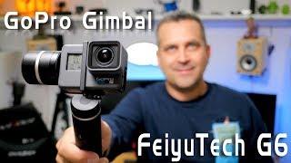 Das wohl beste GoPro Gimbal - Wassergeschützt, Wechselakku, Kamera- laden... Feiyutech G6 // Deutsch