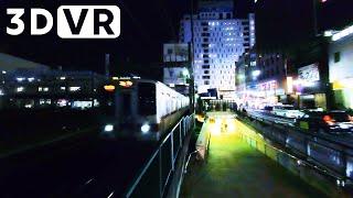 VR 180 3D video JAPAN | By train, Ikebukuro station.